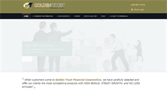 Desktop Screenshot of goldentrust401k.com