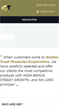 Mobile Screenshot of goldentrust401k.com